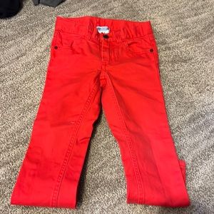 Red jacadi size 4 jeans
